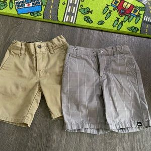 4t volcom and quicksilver shorts